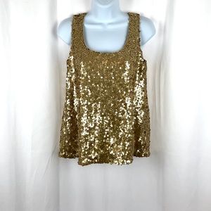 Vince Camuto sequin embellished tank top XS